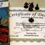 death certificate