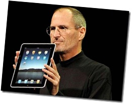 Steve Jobs presents the iPad