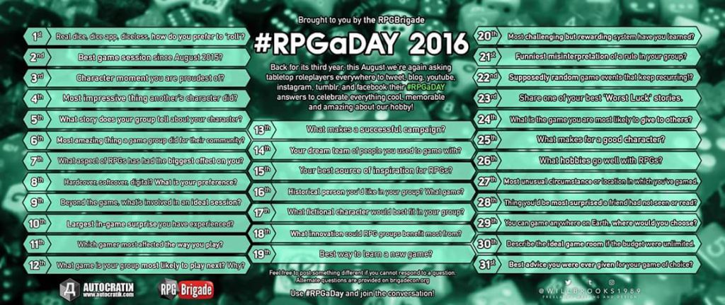 RPGaDay 2016